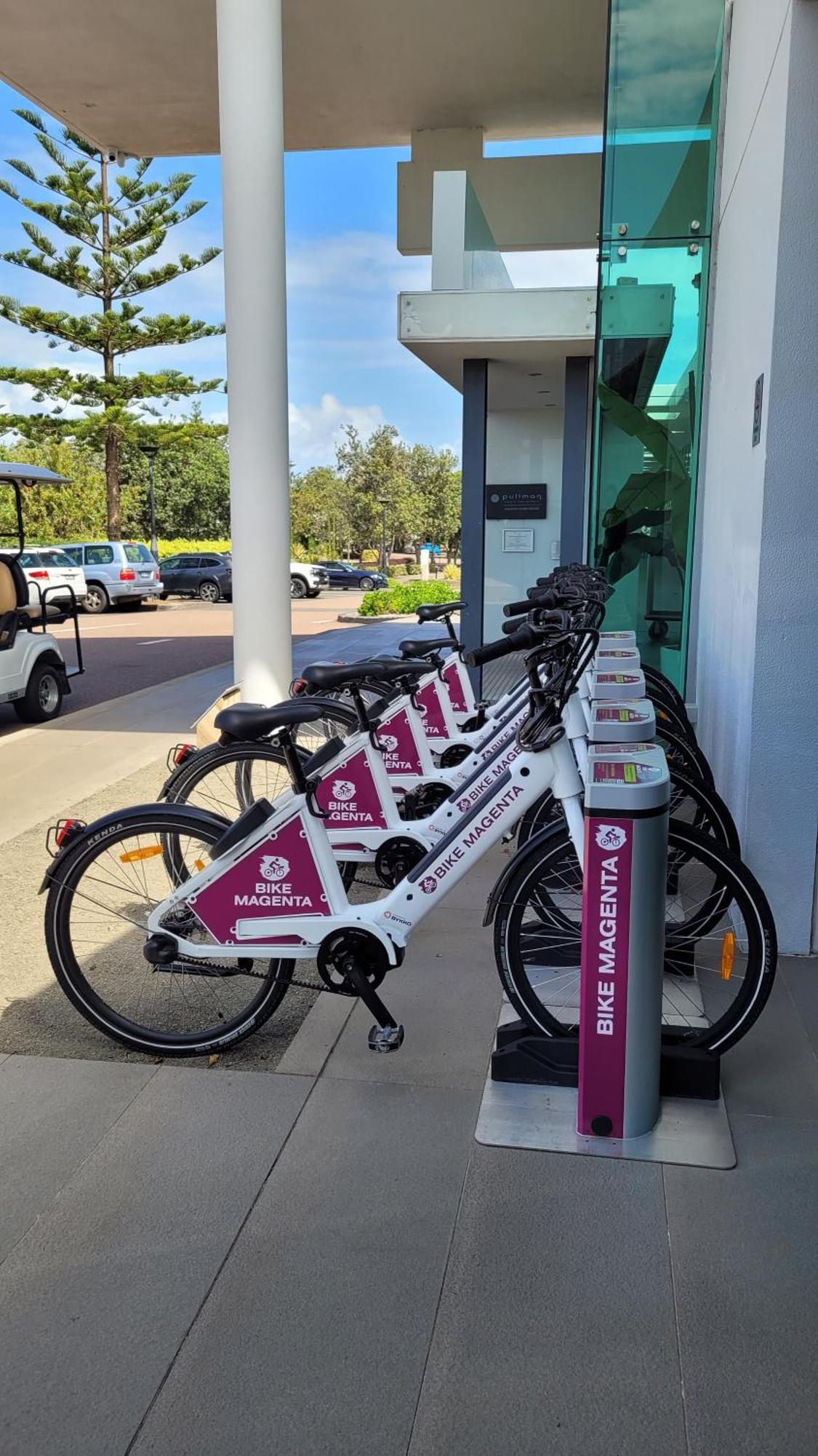 Pullman Magenta Shores Resort Entrance Exterior photo Bike share bikes at the University of Queensland, St Lucia campus